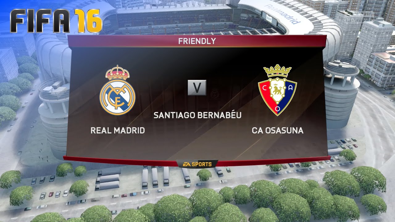 FIFA 16 - Real Madrid vs. CA Osasuna @ Santiago Bernabéu (Season '16/'17)