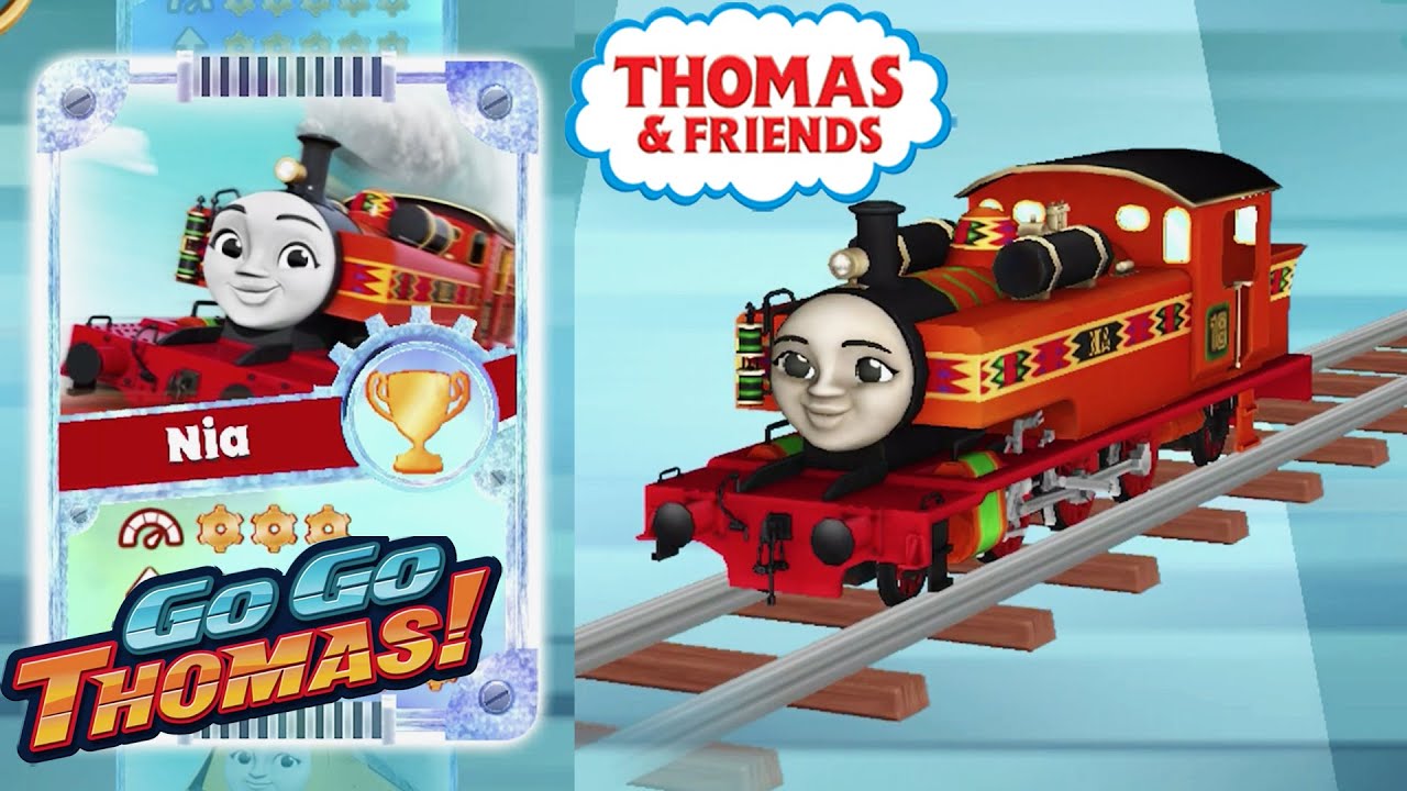 Thomas VS Mia Super Racing at Roaring Falls!! - Train Thomas and Friends: GoGo Thomas (by Budge)