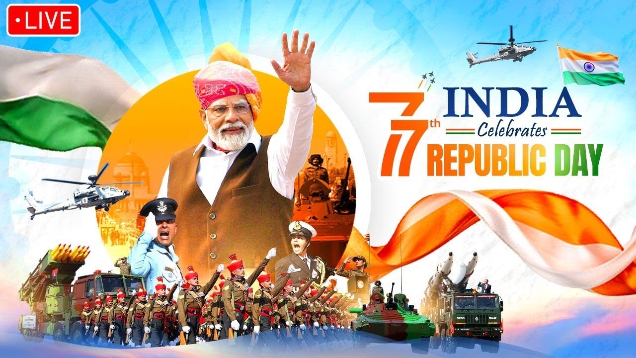 LIVE from Kartavya Path: India marks 77th Republic Day.