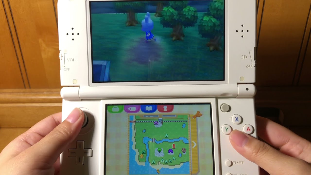 Nintendo 3DS: Animal Crossing New Leaf Gameplay (No Talking)