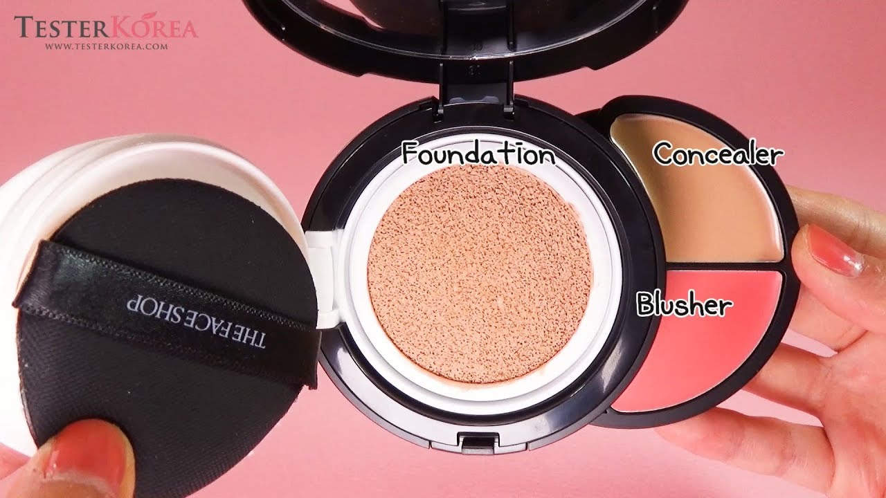 [TESTERKOREA] THE FACE SHOP Multi Swing Cushion 15g+1.2g+1.2g
