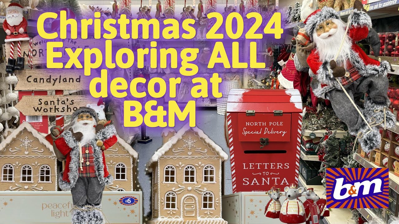 Exploring ALL Christmas decor in B&M