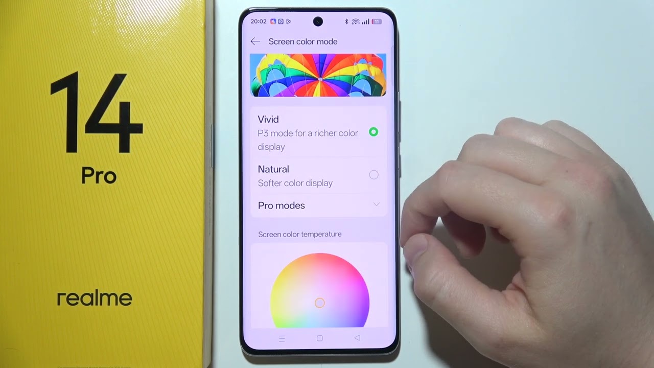 Realme 14 Pro: How to Change Screen Color Mode