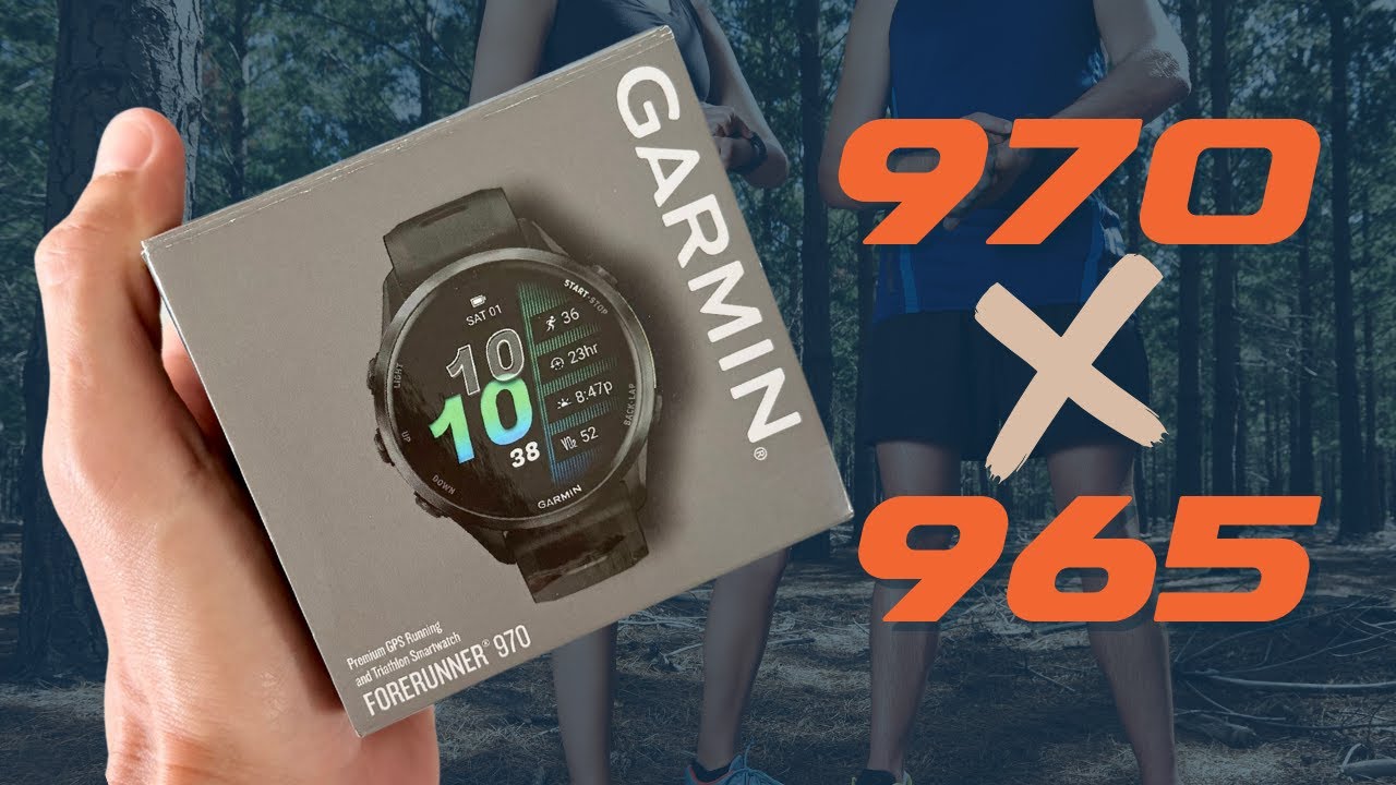 Unboxing do FORERUNNER 970 e Comparativo com o FORERUNNER 965