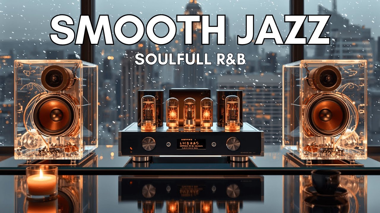 Warm Candle Café Jazz Night 🕯️☕ Smooth Soul R&B for Sleep, Relaxation & Study