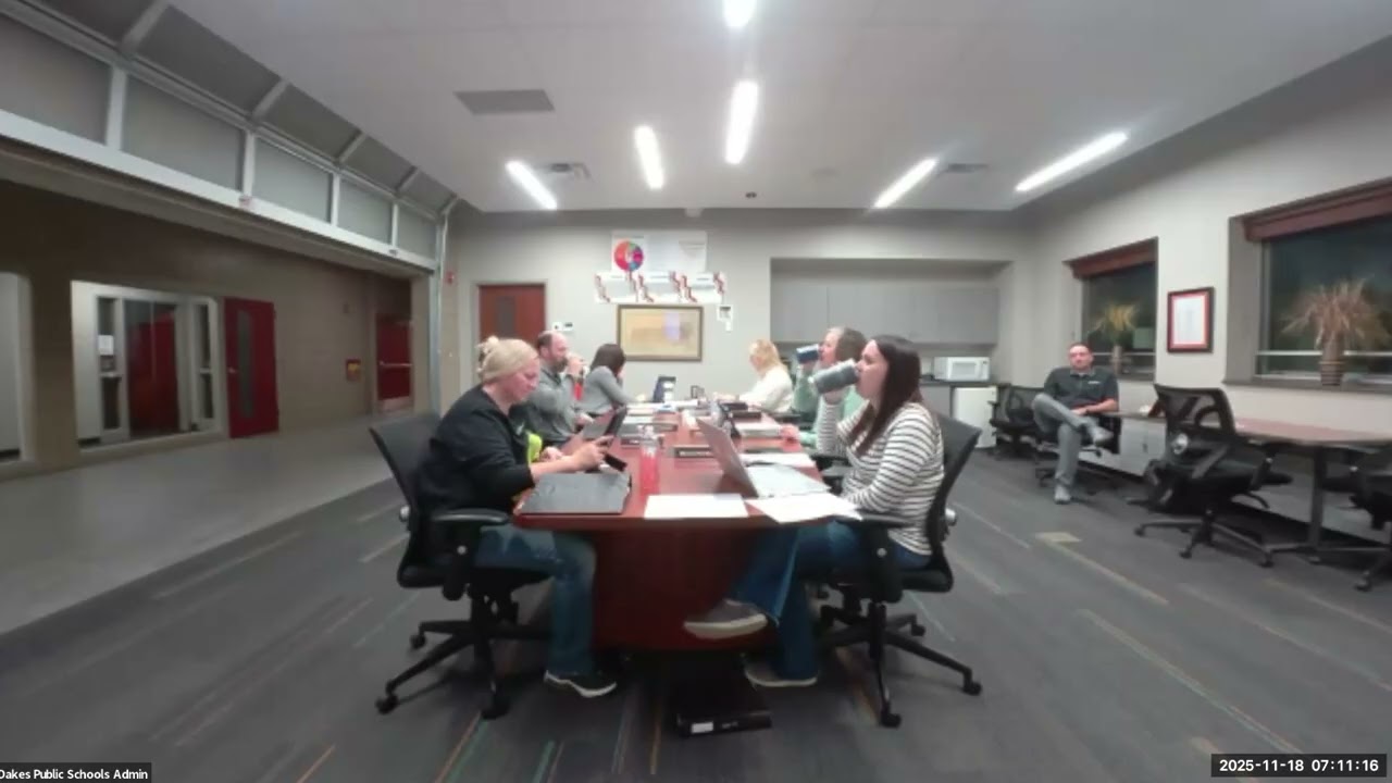 November 18 2025 Regular School Board Meeting