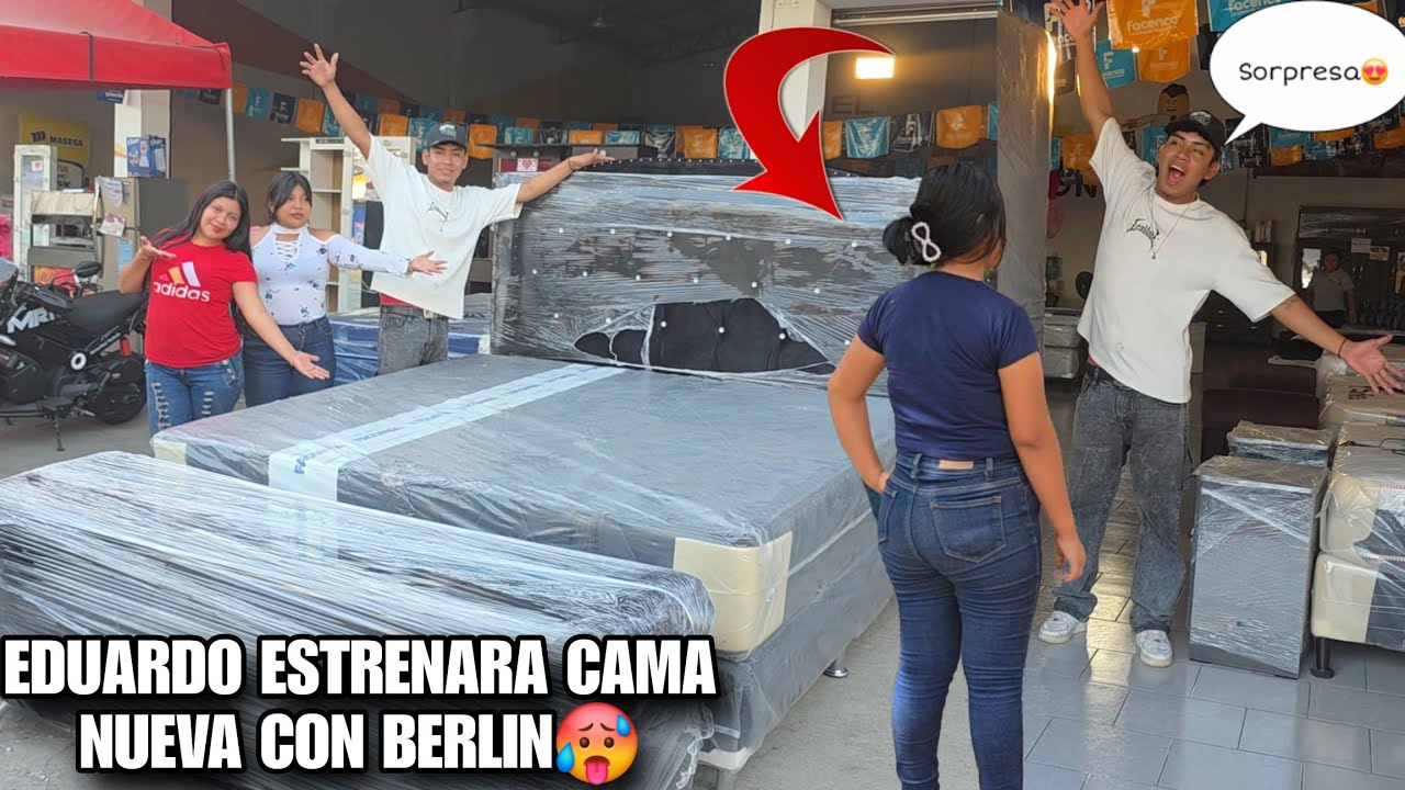 EDUARDO COMPRO Esta Enorme Cama Para VIVIR Con BERLIN😍Hoy Le Dará La Mejor Sorpresa De Su V1d4😱