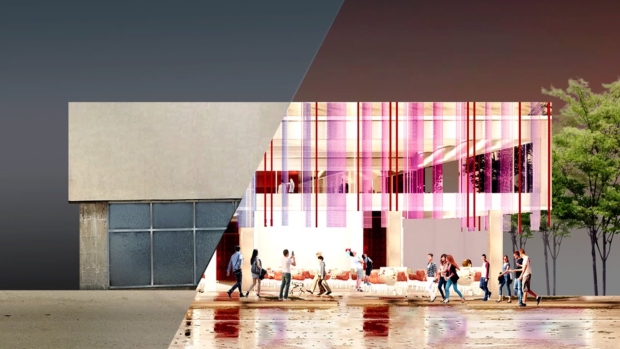 Public Design that can merge buildings with the street