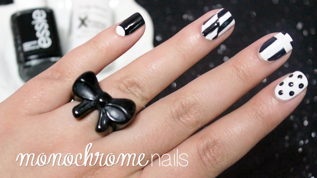 Monochrome Trend Nails