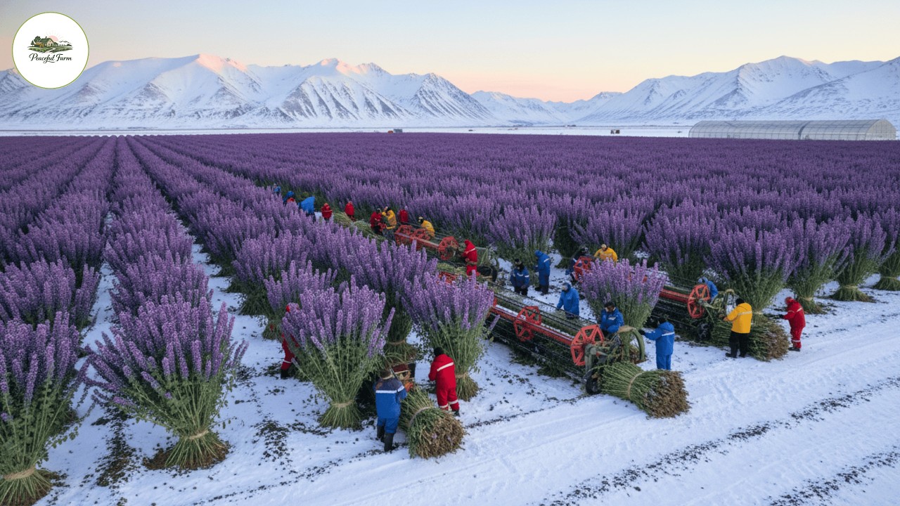 ASMR Relaxing Countryside | How Greenland Farmers Grow And Harvest Alfalfa