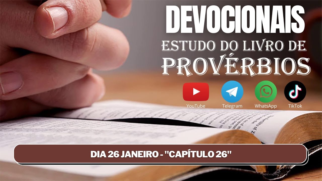 SÉRIE PROVÉRBIOS - CAPÍTULO 26 || Willian Sodré