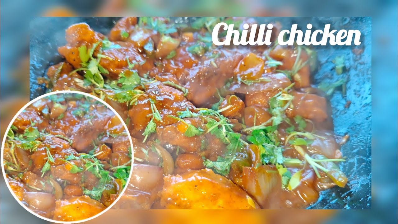 Restaurant style chilli chicken | cookingwithsitakitchen #explorenow #indianfood #viral #cooking 