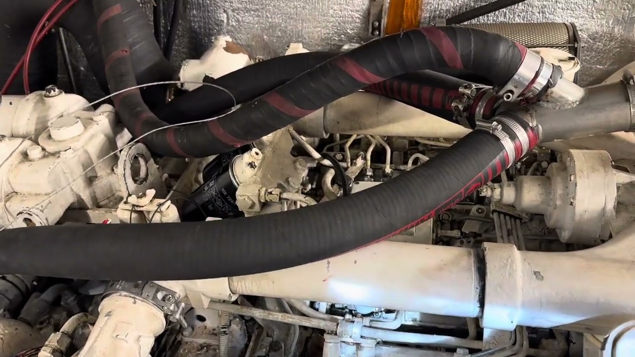Start av MAN 2840 etter service på dieselpumpa