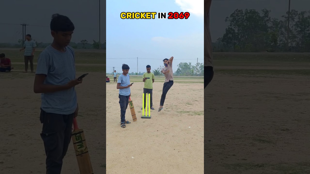 How cricketers play cricket in 2069 😨🤯 #cricket #shorts #youtubeshorts