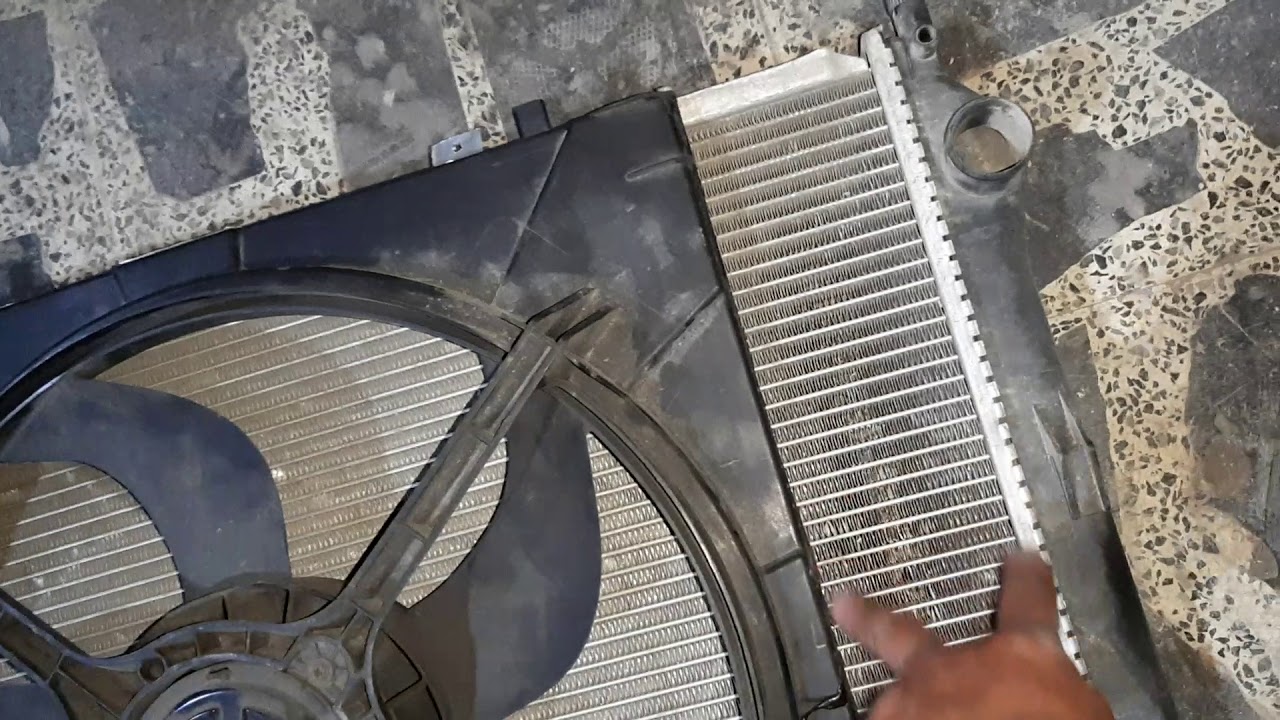 تركيب مروحه كهربائيه بدل الميكانكيه marcedas swap fan coolint