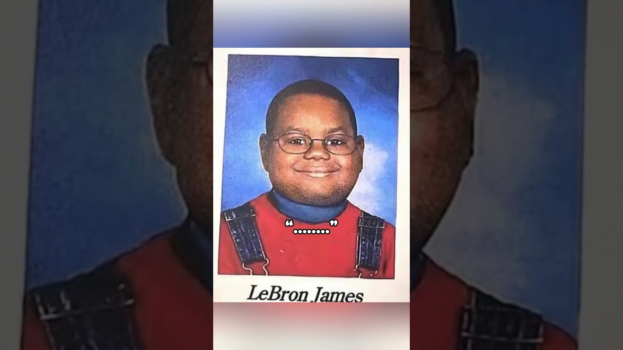 Lebron James yearbook photo&hellip; #shorts