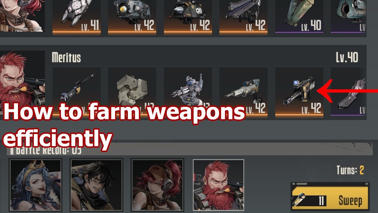 [Mecharashi] How to farm weapons efficiently and save on EN containers