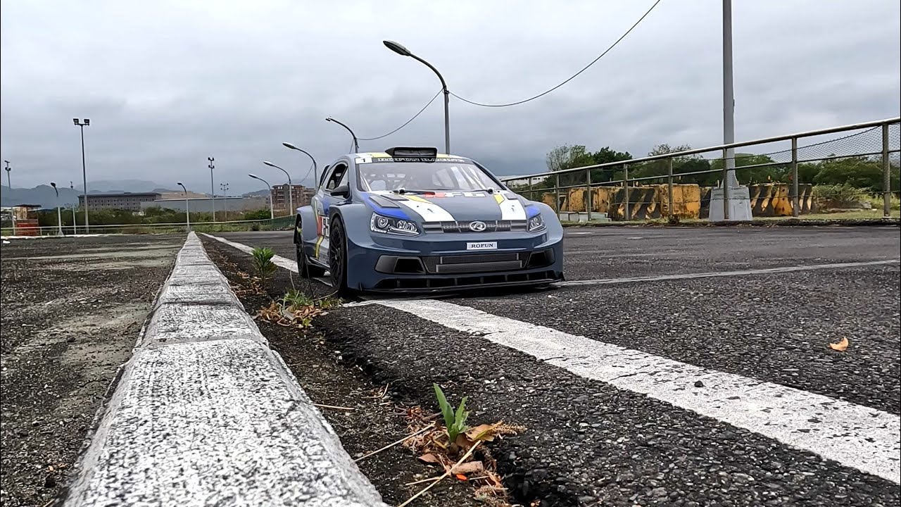Rovan RF5 first run with body shell