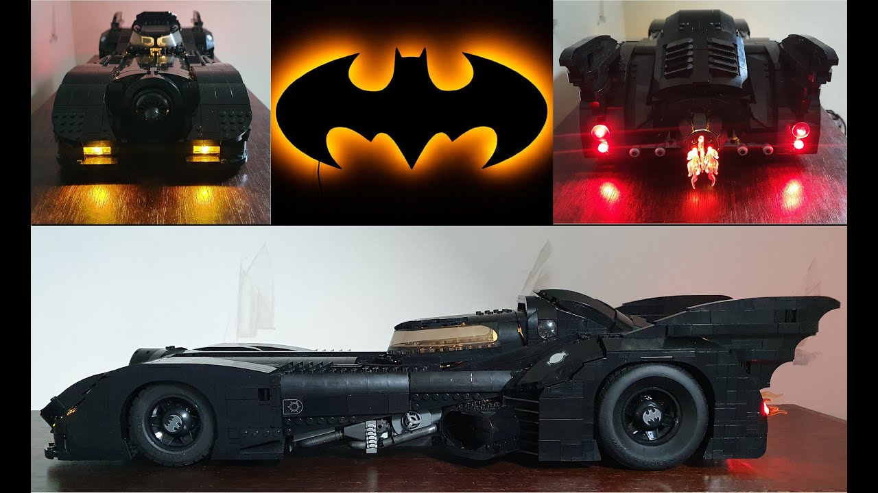 How to add lights to the LEGO Batmobile  1989