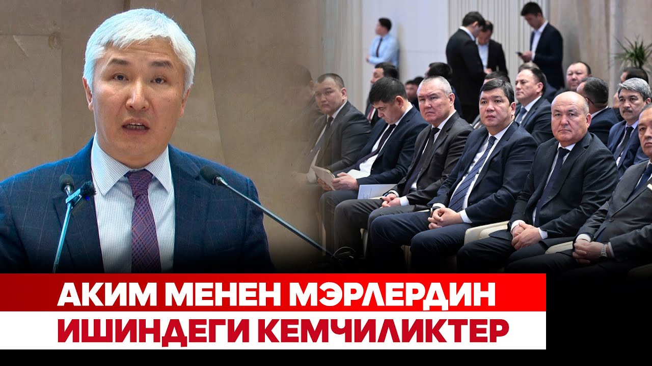 Аким менен мэрлердин ишиндеги кемчиликтер