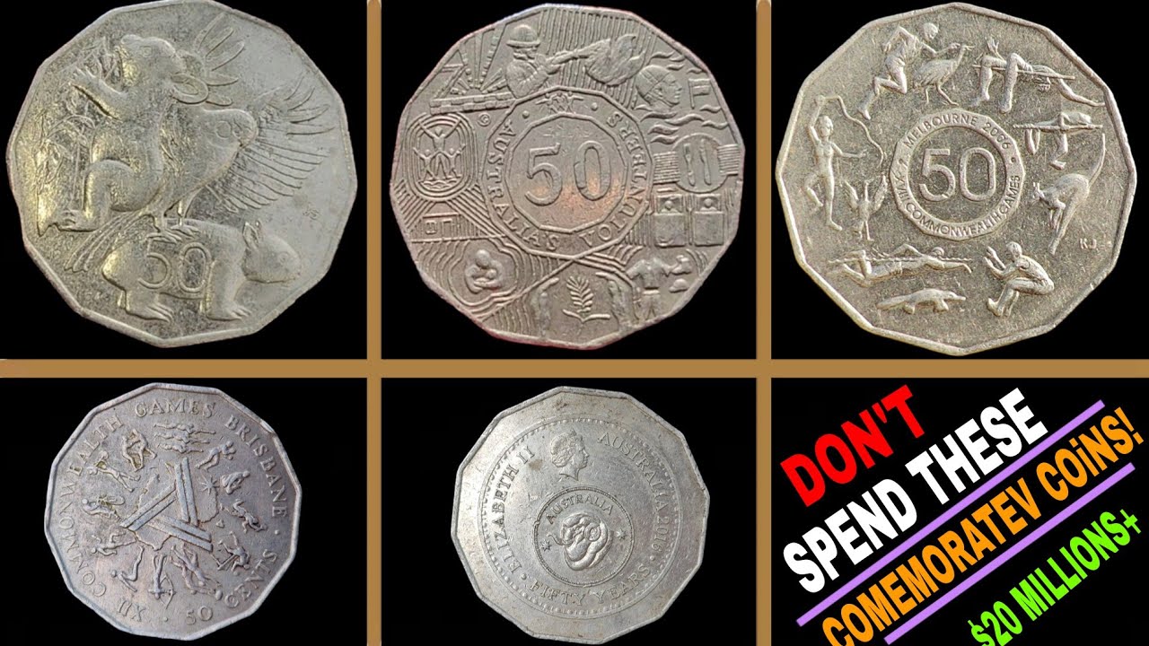 5 Most Valuable Australian 50 cents Coins You Didn’t Know Were Worth $200,000+😱