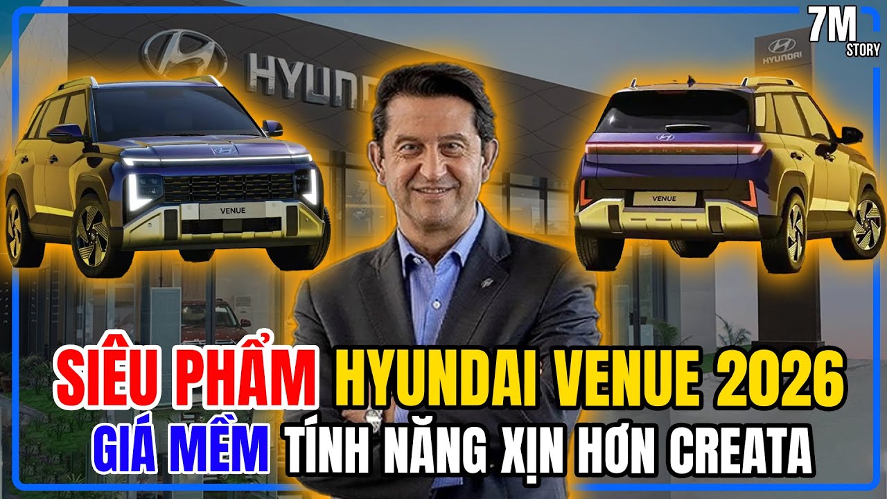 HYUNDAI VENUE 2026 XỊN HƠN CẢ CRETA MÀ GIÁ MỀM - CHỜ NGÀY VỀ VIỆT NAM!