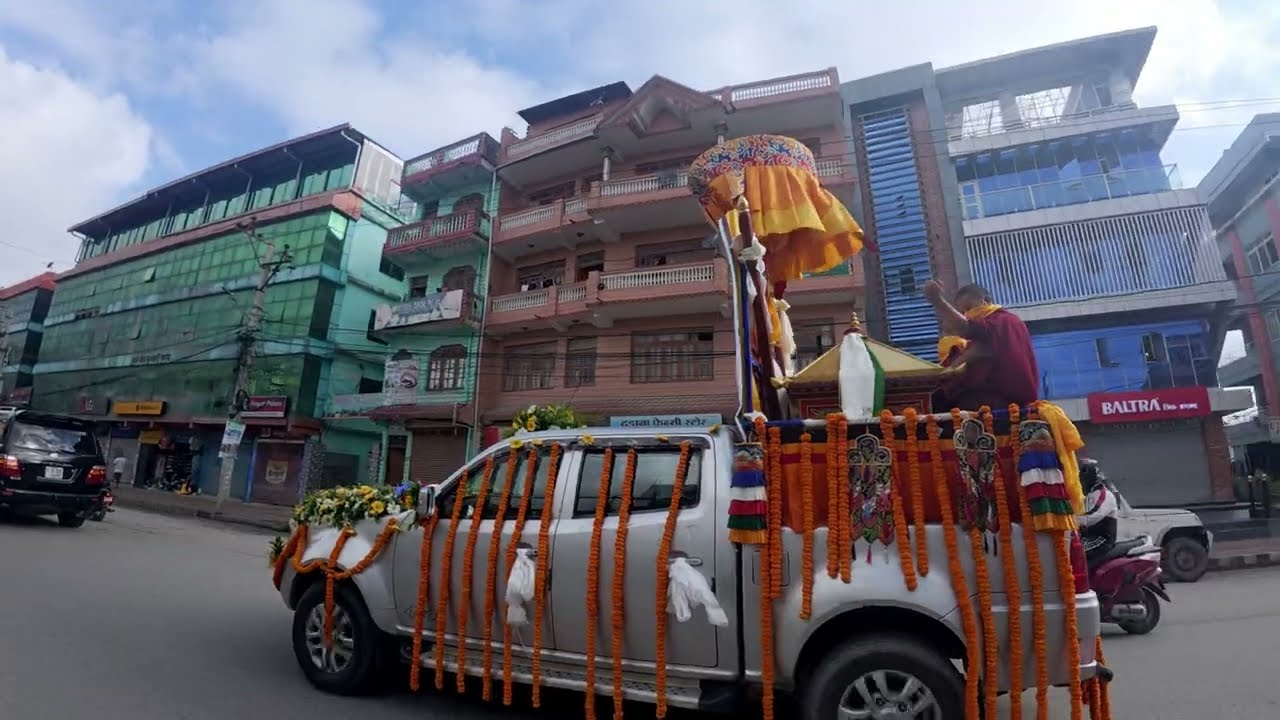 HE Yongdzin Tenzin Namdak Rinpoche's  Kudung welcomed to Triten Norbutse Monastery  21st June 25