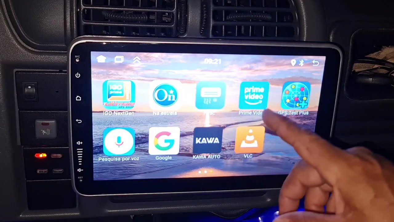 Central Multimídia 10 pol 1 din, com tela flutuante pra qualquer marca e modelo de carro. UNIVERSAL