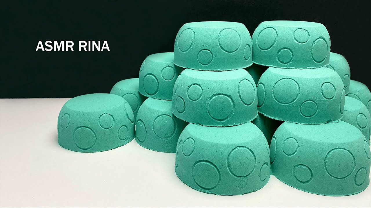 ASMR baking soda crispy alien cups crumble
