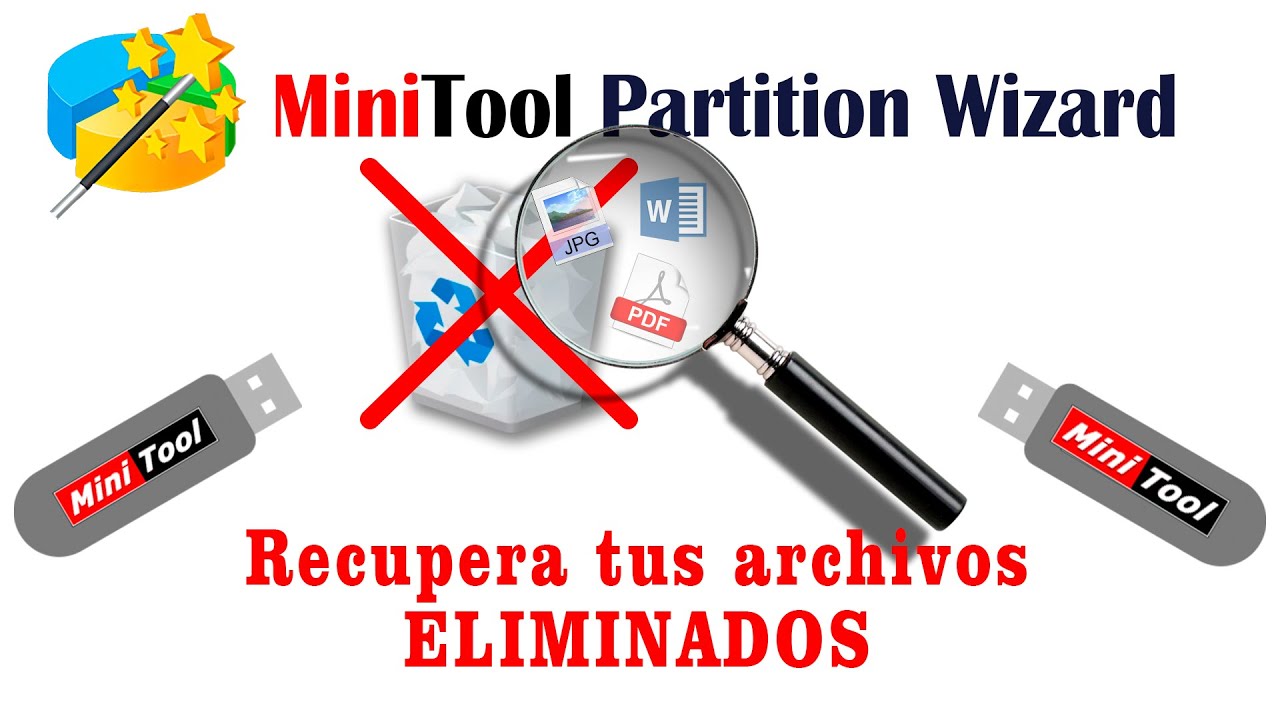 Recuperar archivos eliminados usando MiniTool Partition Wizard