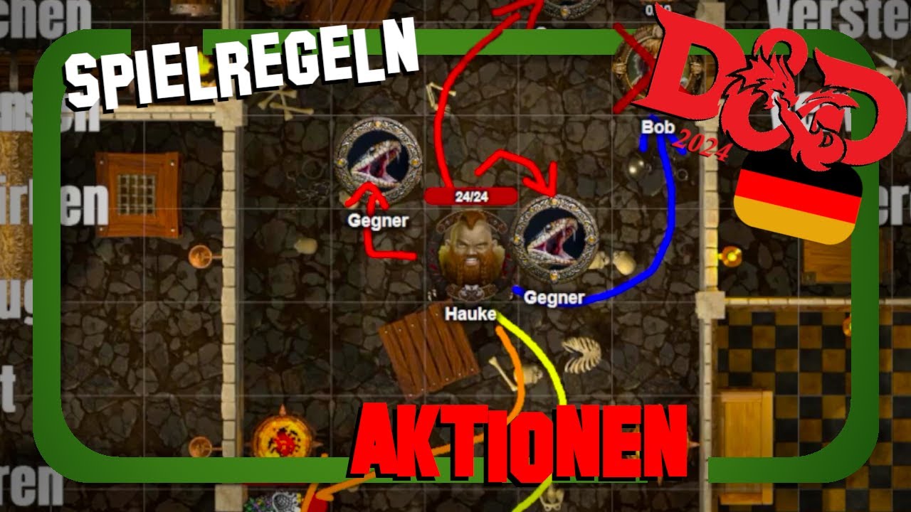 Aktionen / DnD erkl&auml;rt! [Dungeons and Dragons / DnD 5e]