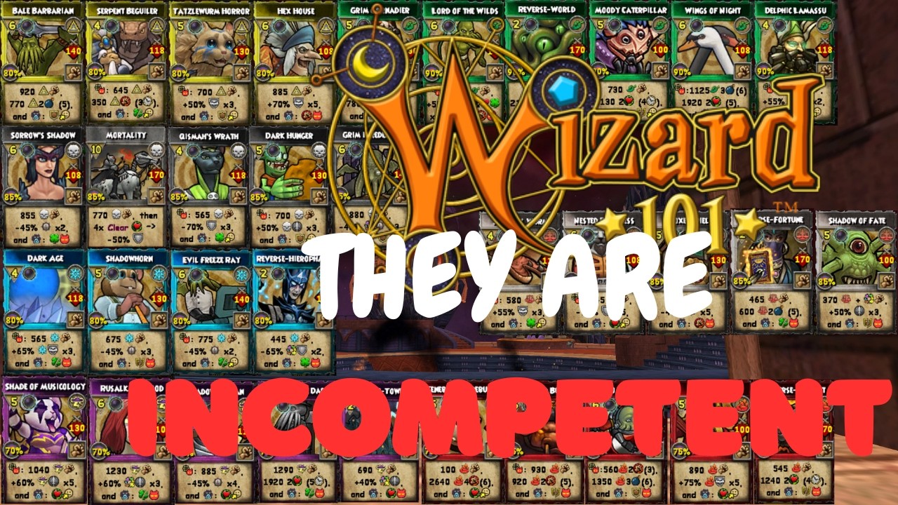 WIZARD101丨THE devs are INCOMPETENT......