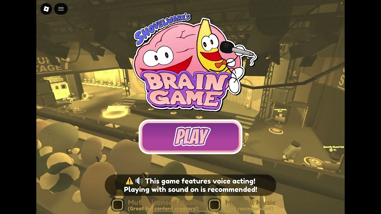 Playing shovelwears brain game ￼￼