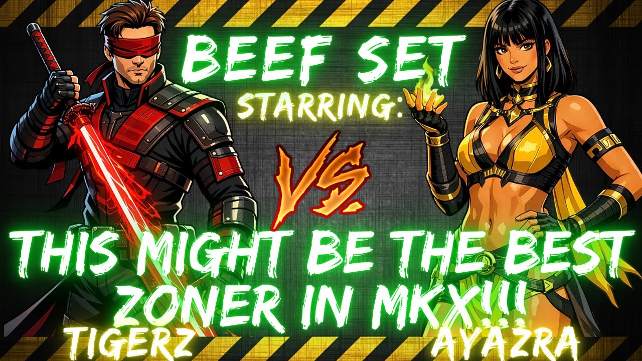 BEEF SET ft. Ayazra vs TitaniumTigerz | THIS MIGHT BE THE BEST ZONER IN MKX!!! 🎤👀🔥😱