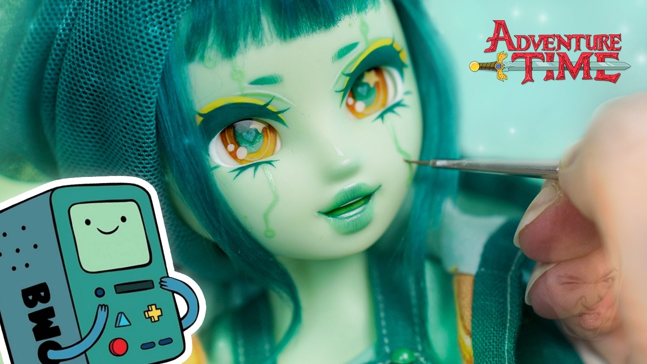 Мы создали BMO в виде самой милой шарнирной куклы 🎮 Logan.Dolls x Enchanterium BJD