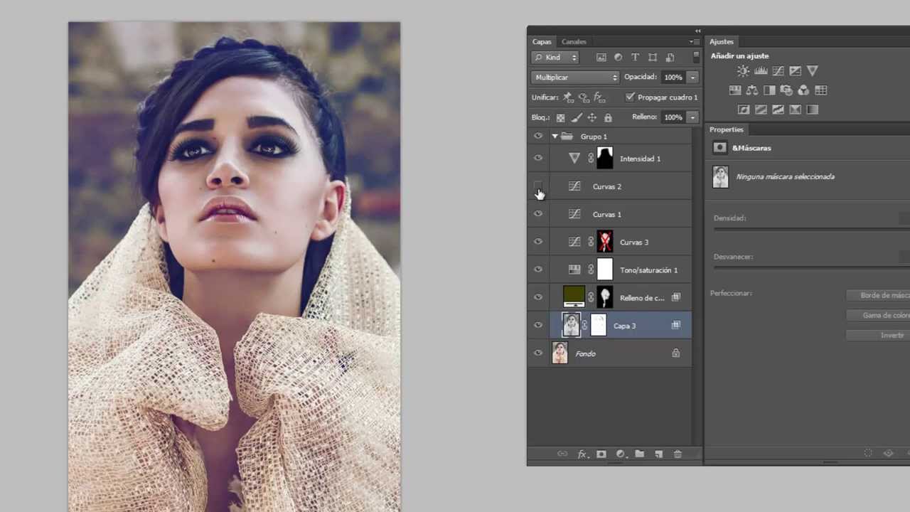 Edicion de color (photoshop, intro para conseguir colores fashion)