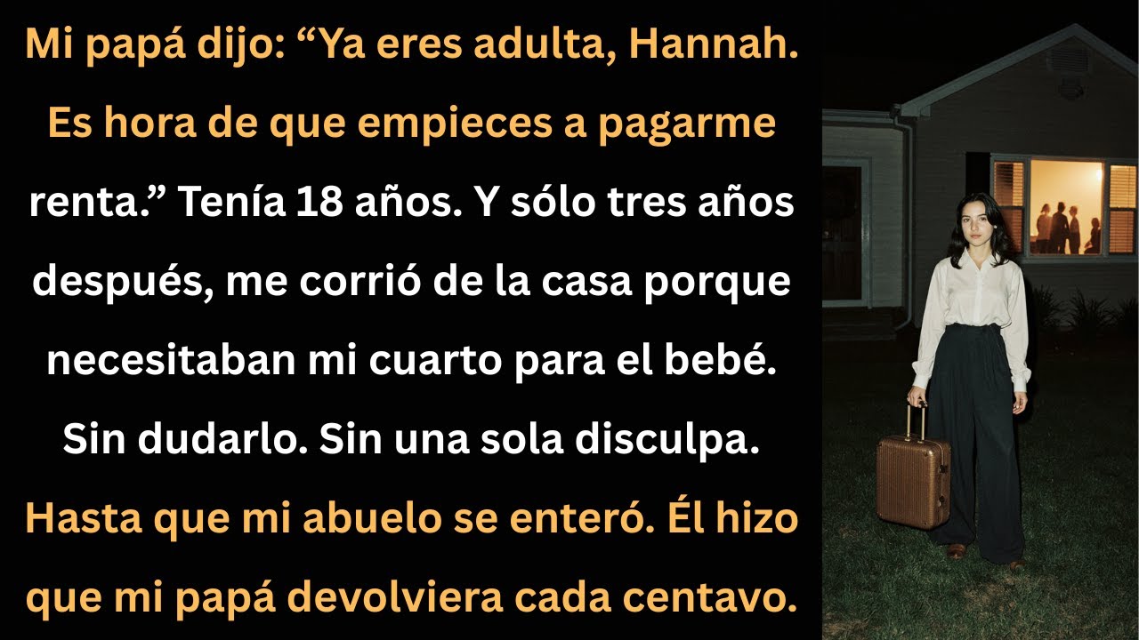 Mi papá me cobró renta a los 18… hasta que mi abuelo descubrió la verdad.