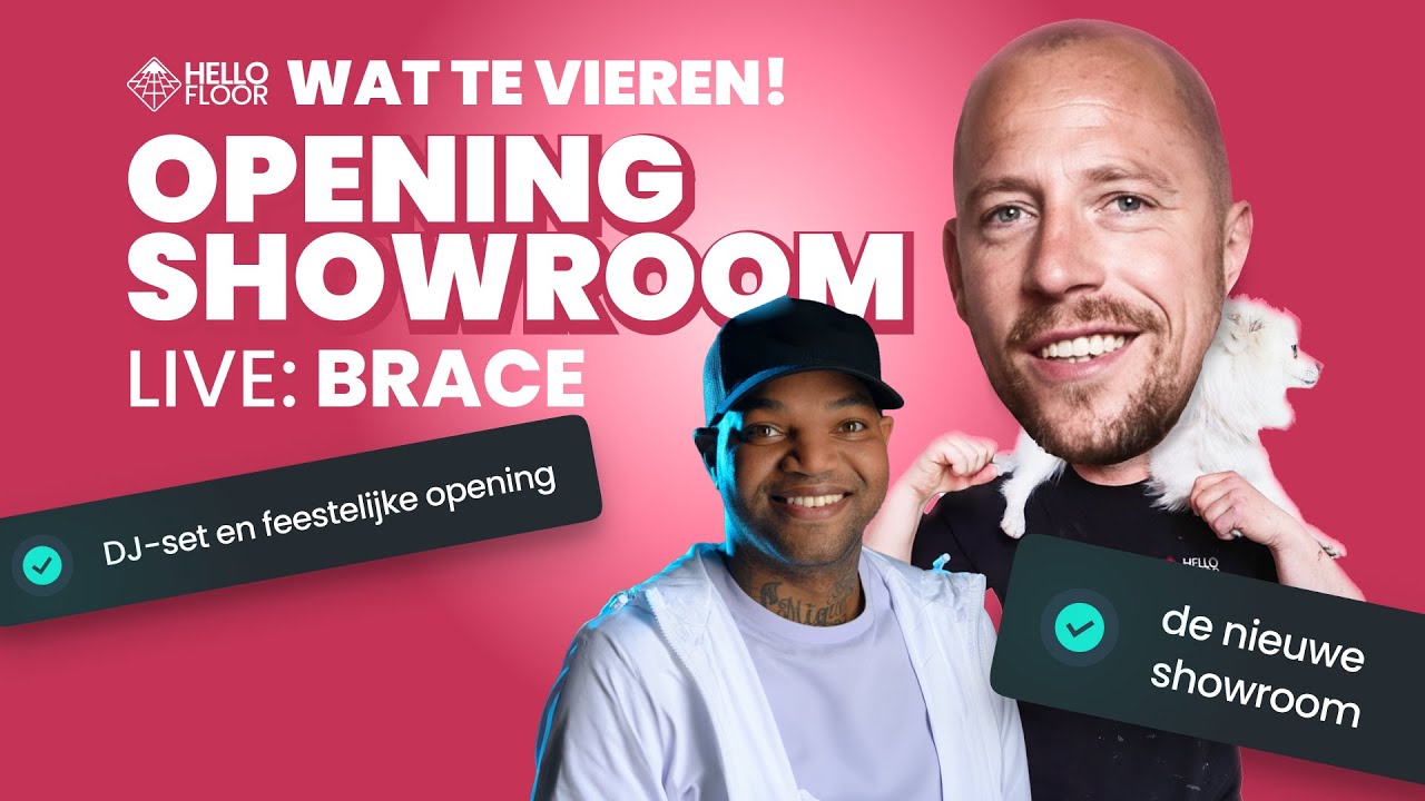 Привет, открытие Floor Purmerend &mdash; Met Brace Live! | Новый влог шоу-рума