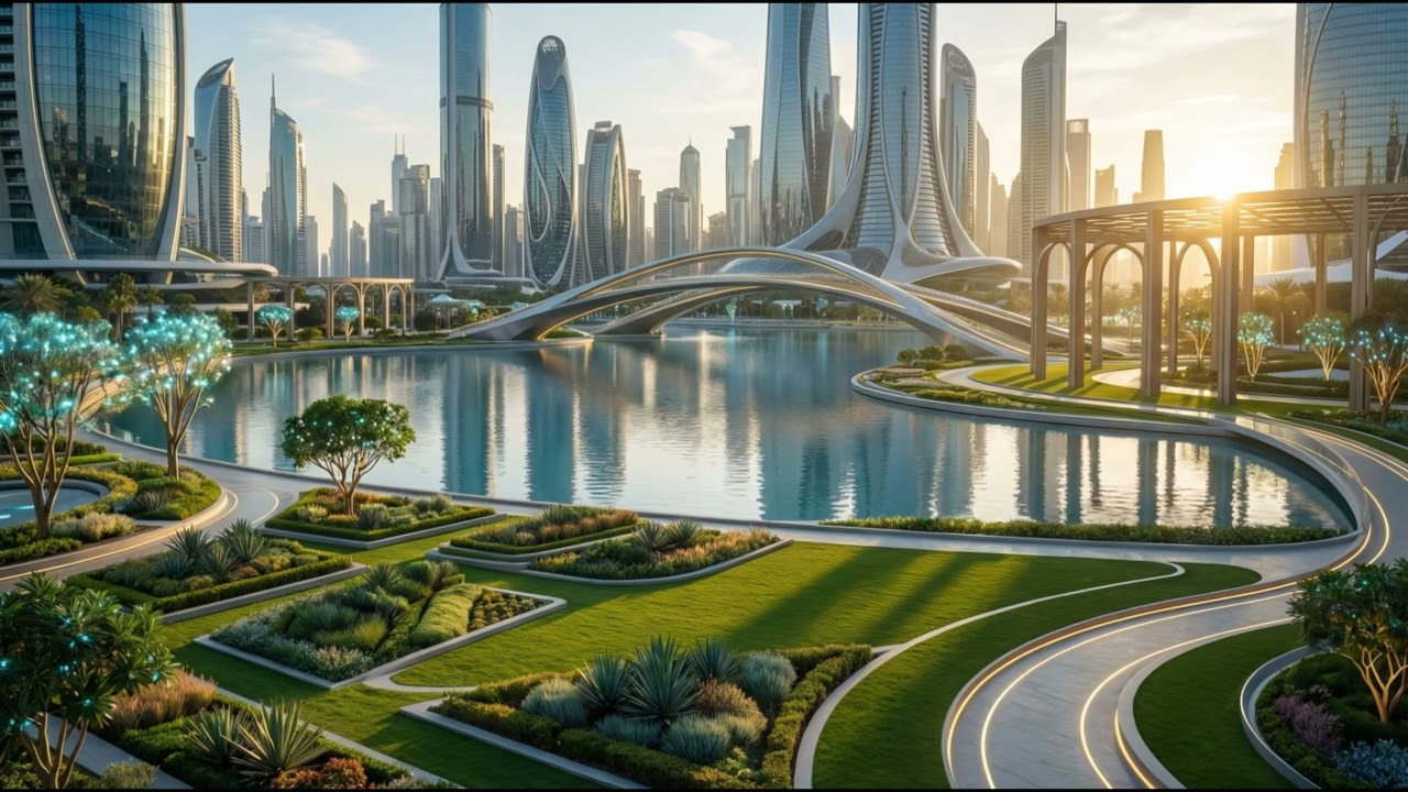 Futuristic Relax 🌌 | Deep Ambient Chill • Cyber Meditation • Stress Relief 4K| For Focus & Deep Calm