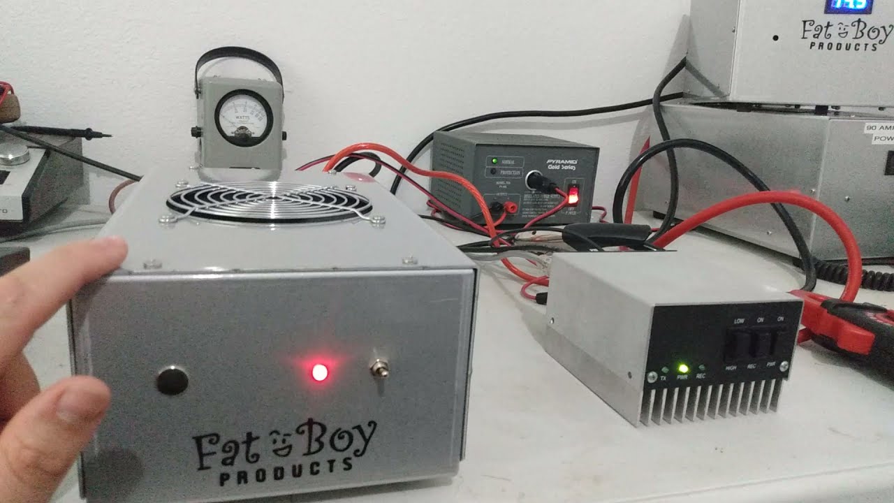 Fatboy 4 pill 2879C and Fatboy 100 amp Regulated Power Supply for Indy Radio