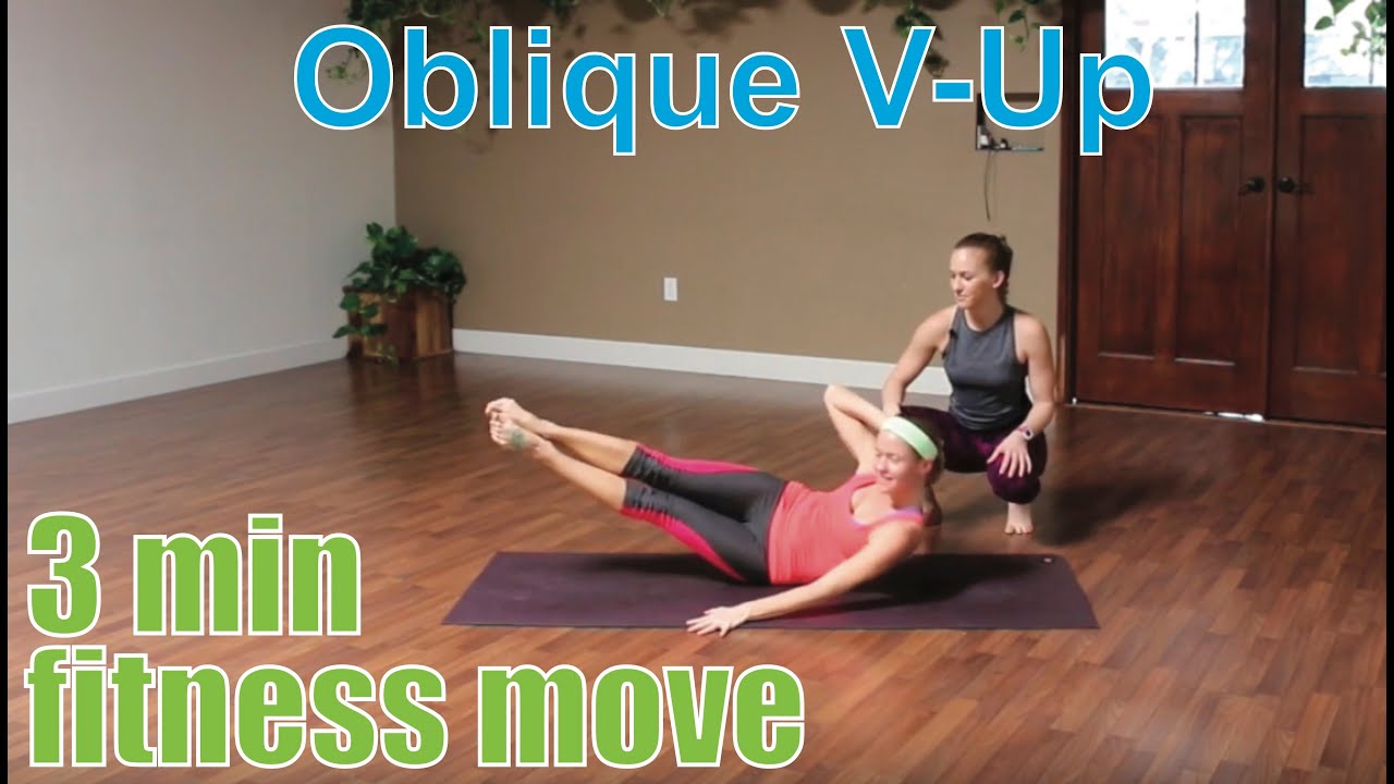 3 Minute Fitness Move - Oblique V-Up