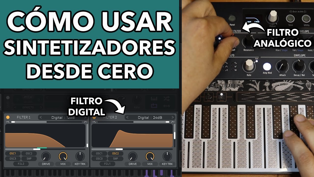Cómo usar CUALQUIER SINTETIZADOR | Introducción a los SINTETIZADORES