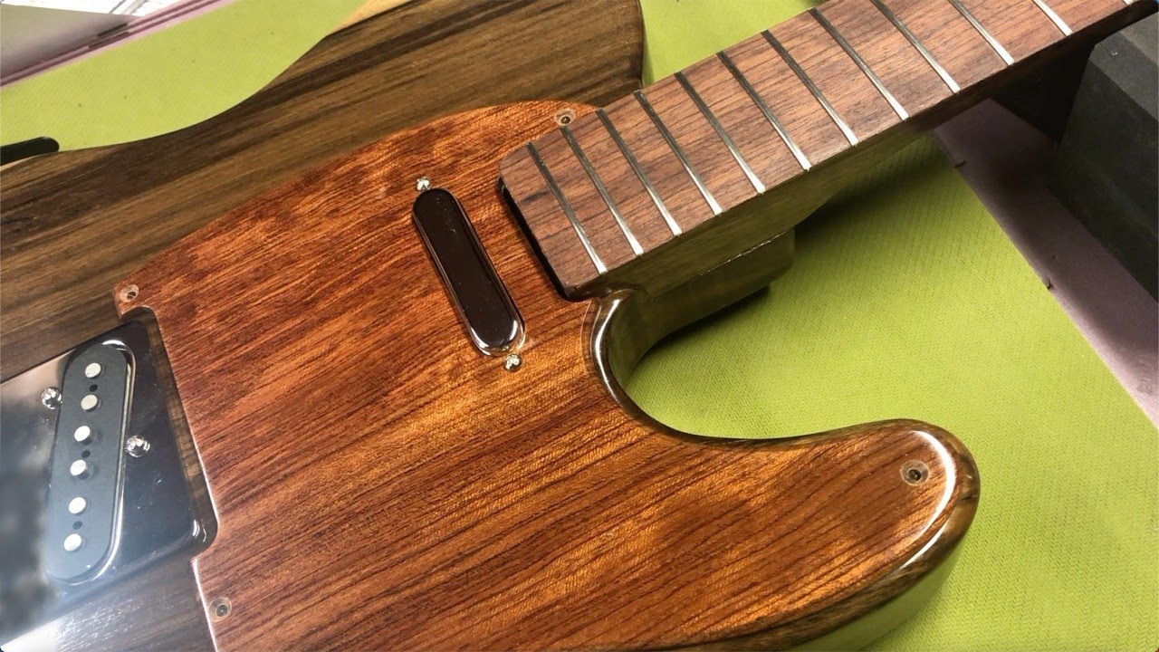 Building a Walnut and Jatoba Electric Guitar