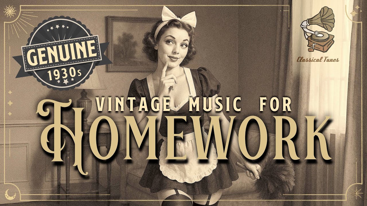 1930s Genuine Music | Vintage Music For Homework | The Dust Bunny Shuffle