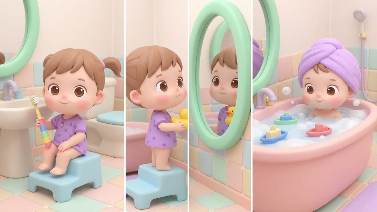 Il Bagnetto Divertente 🛁🫧 | Canzone per Bambini con le Bolle