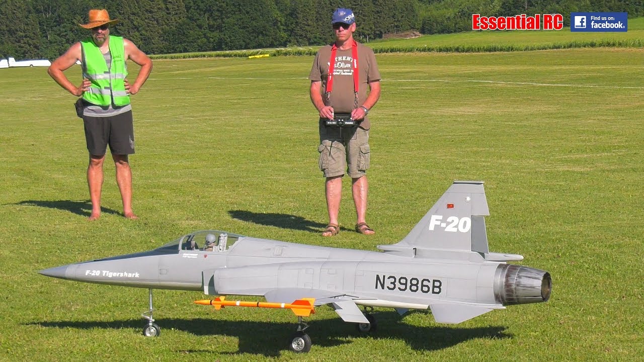 RC turbine NORTHROP F-20 TIGERSHARK jet SOLO Display