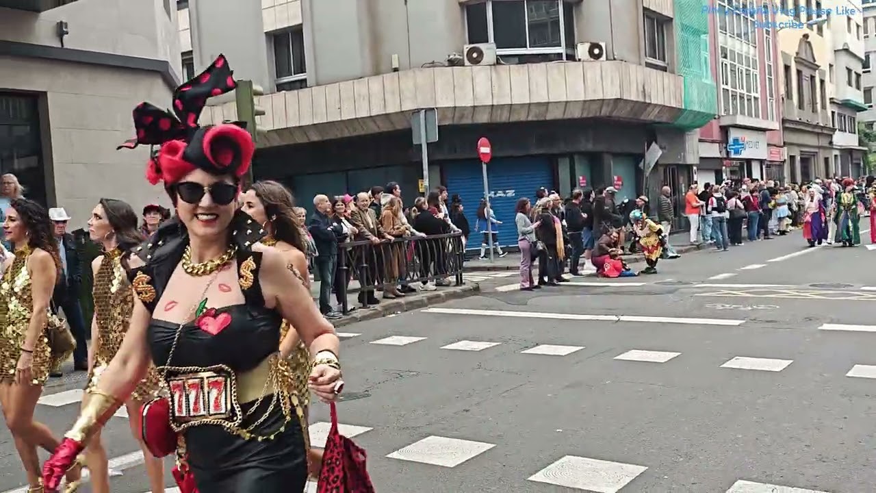 Carnaval Parade Fiesta Celebration 🎉 Las Palmas de Gran Canaria Spain 2026