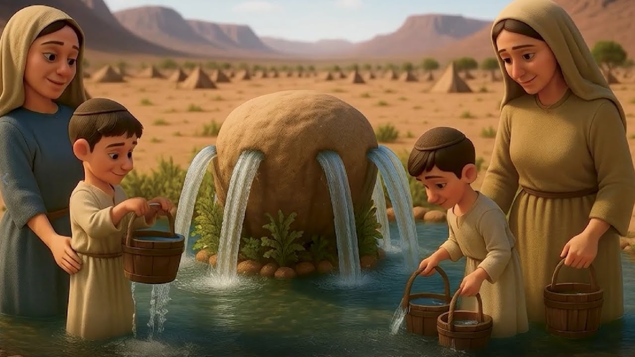 Parshat Chukat: The Weekly Parsha Story Illustrated by AI