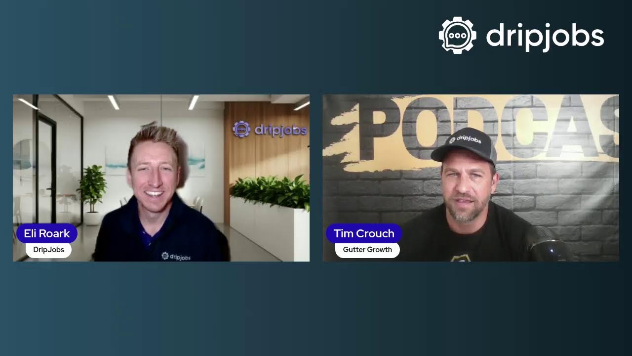 DripJobs Partner Spotlight, Tim Crouch, Gutter Growth Business Owner and Founder of Secret Weapons
