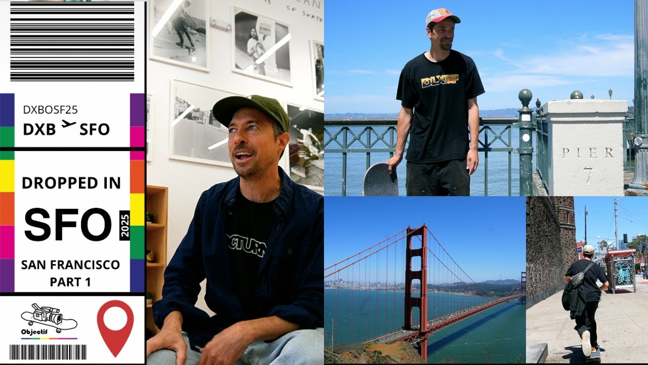 Dropped in SF part 1, interview at DLX SF and skating the legendary Embarcadero and many spots!